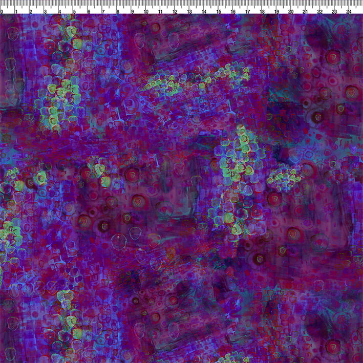 TECIDO TRICOLINE ESTAMPADO COORDENADO CORDOBA UVA AFONSO FRANCO retalho 50x75cm