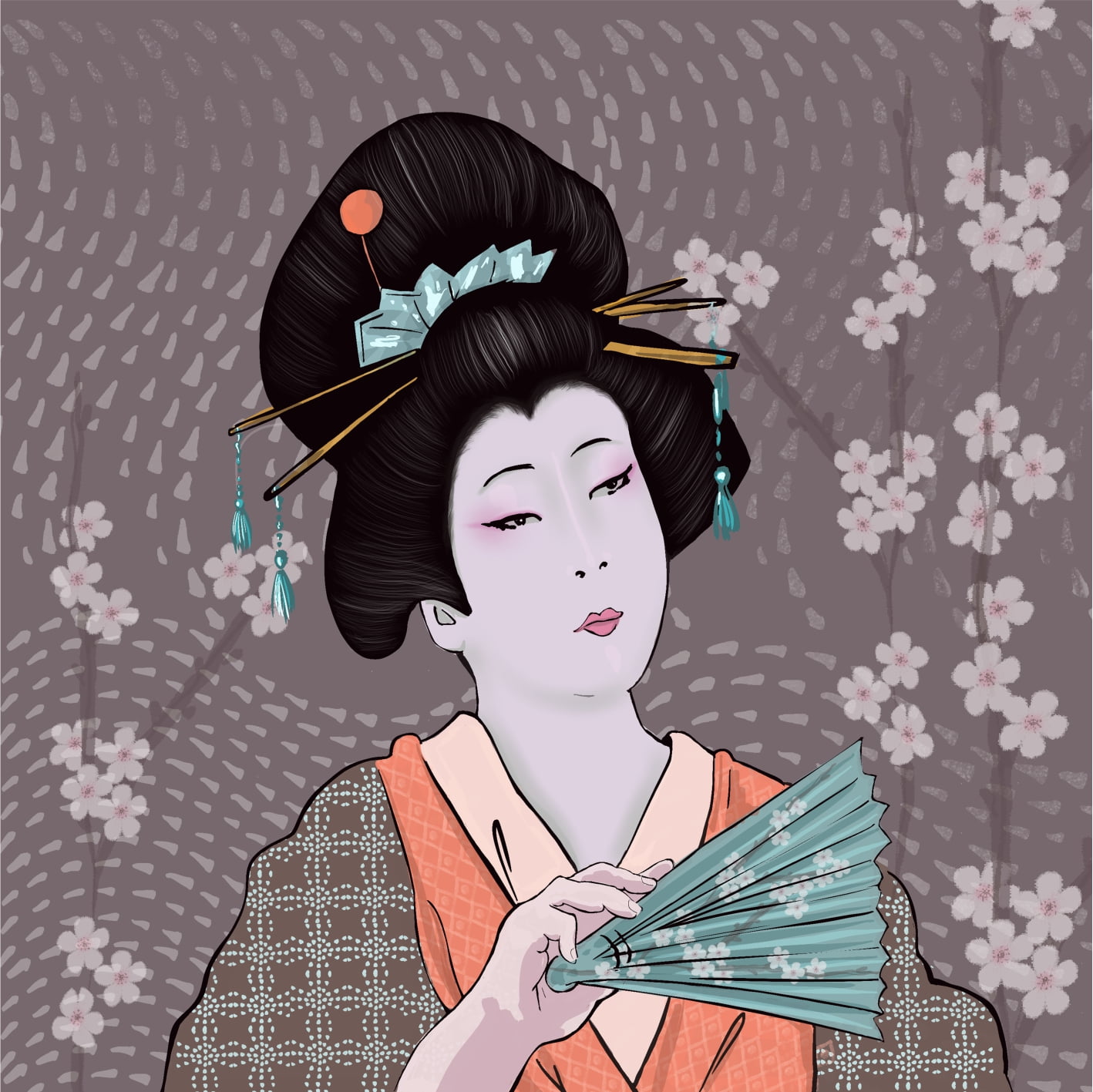 TECIDO TRICOLINE ESTAMPADO MAIKO PATCH AFONSO FRANCO