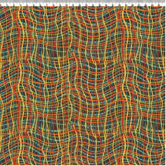 TECIDO TRICOLINE ESTAMPADO FUSÃO AFONSO FRANCO retalho 50x75 cm