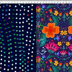 COMBO FLORAL MARISOL AFONSO FRANCO 2 CORTES 40CM X 1,50M