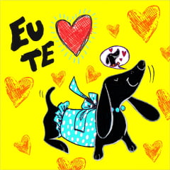 AFONSO FRANCO - TRICOLINE ESTAMPA DIGITAL - PATCH EU TE AMO AFONSO FRANCO - TRICOLINE ESTAMPA DIGITAL - PATCH EU TE AMO