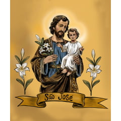 TECIDO TRICOLINE ESTAMPADO SÃO JOSÉ 26 PATCH AFONSO FRANCO