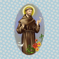 TECIDO TRICOLINE ESTAMPADO SÃO FRANCISCO
