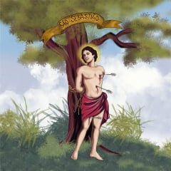 TECIDO TRICOLINE ESTAMPADO SÃO SEBASTIÃO PATCH NOVO AFONSO FRANCO TECIDO TRICOLINE ESTAMPADO SÃO SEBASTIÃO PATCH NOVO AFONSO FRANCO