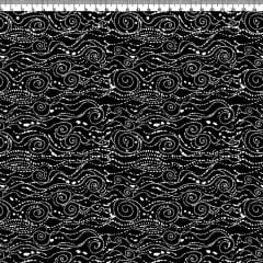 TECIDO TRICOLINE ESTAMPADO PRETO E BRANCO TEXTURA 1 PATCHWORK AFONSO FRANCO RETALHO 37 CM X 50 CM