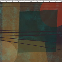 TECIDO LINHO MISTO ESTAMPADO HIROSHI AFONSO FRANCO