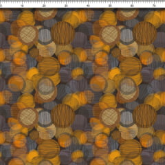 TECIDO LINHO MISTO ESTAMPADO SOLAR AFONSO FRANCO