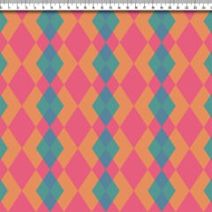 TECIDO TRICOLINE ESTAMPADO LOSANGO ROMA AFONSO FRANCO TECIDO TRICOLINE ESTAMPADO LOSANGO ROMA AFONSO FRANCO