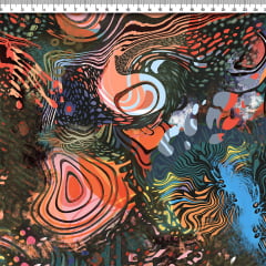 TECIDO VISCOLINHO ESTAMPADO JUREMA AFONSO FRANCO