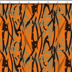 TECIDO VISCOLINHO ESTAMPADO VERA AFONSO FRANCO