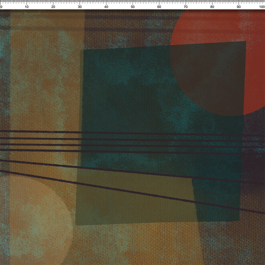TECIDO LINHO MISTO ESTAMPADO HIROSHI AFONSO FRANCO