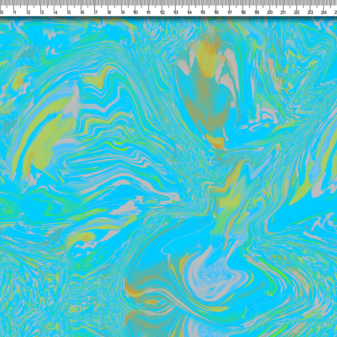 TECIDO TRICOLINE ESTAMPADO POLARIS AZUL AFONSO FRANCO