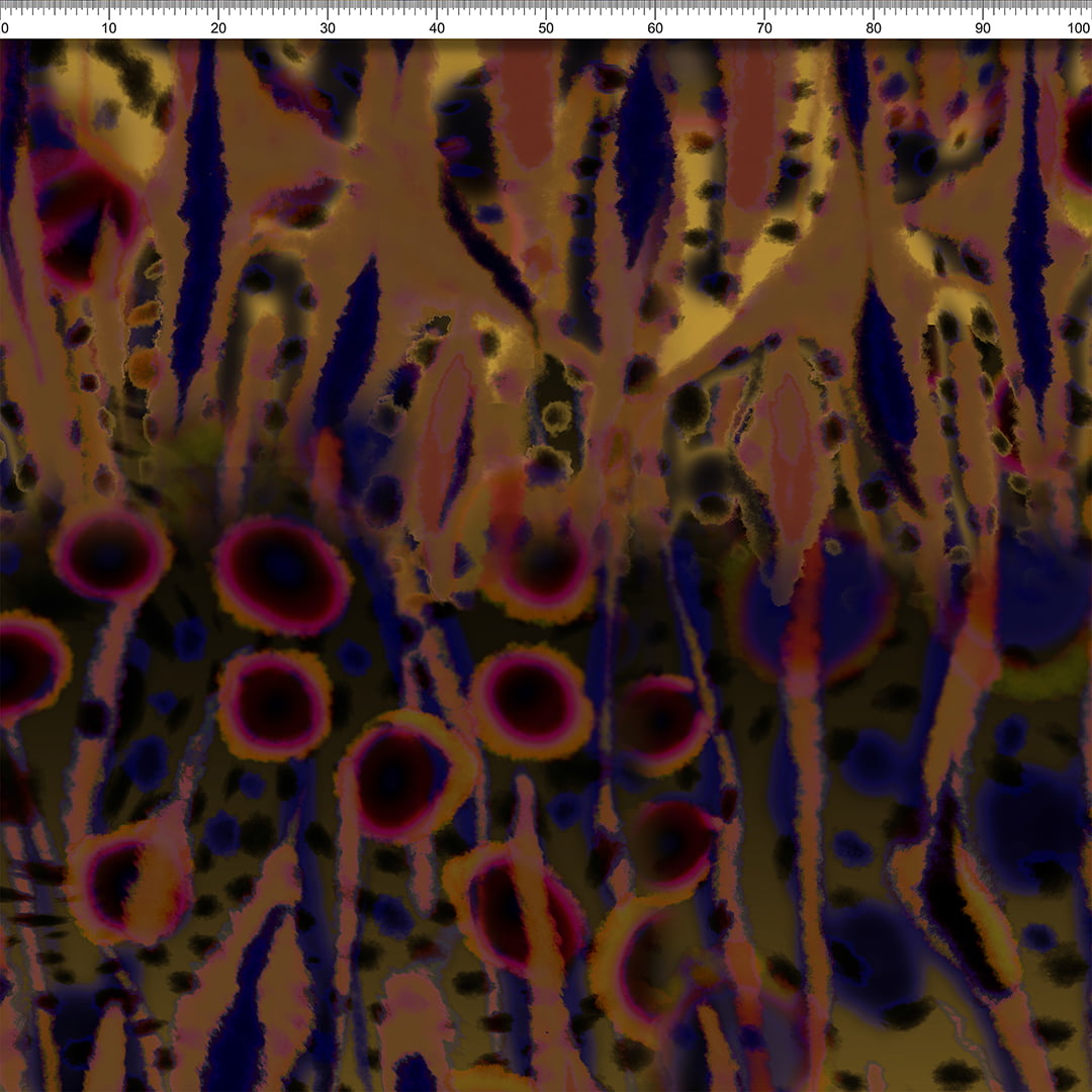 TECIDO VISCOSE ESTAMPADO PAPILLON AFONSO FRANCO